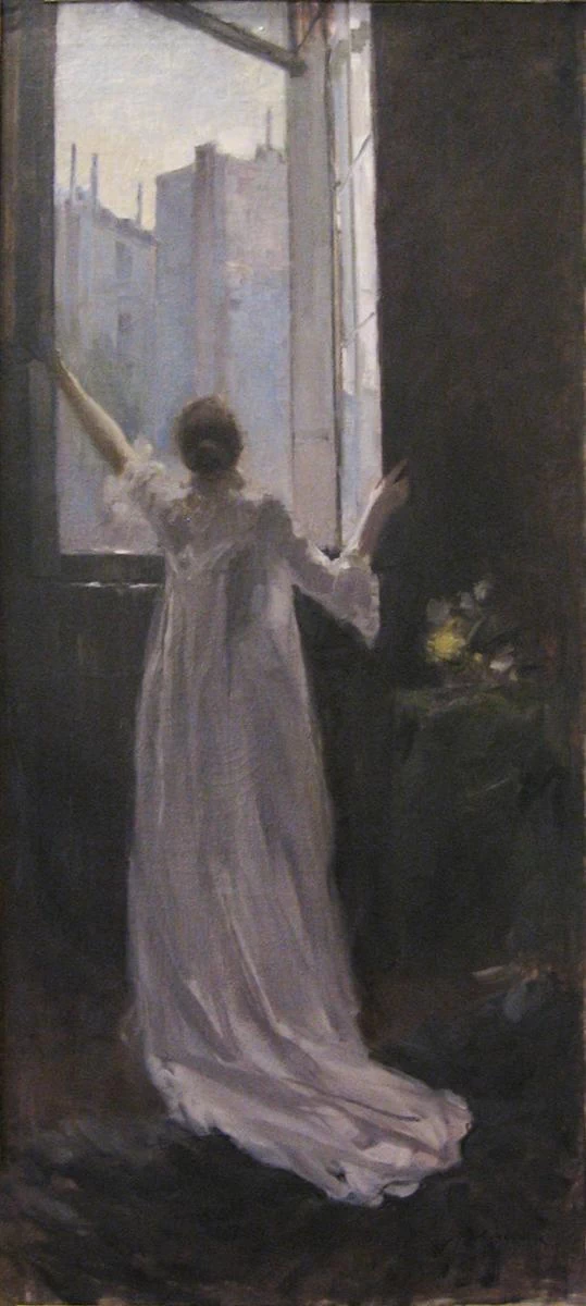 Konstantin Korovin - Alla finestra, Lviv National Art Gallery, Lviv